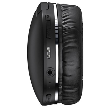 Casti Baseus fără fir Encok D02 Pro (NGTD010301) - Design peste ureche, Reducere zgomot, Bluetooth V5.3 - Negru - Img 3