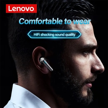 Casti Lenovo wireless (XG02) - pentru jocuri, Bluetooth 5.0, sunet Hi-Fi, design ergonomic - Negru - Img 7