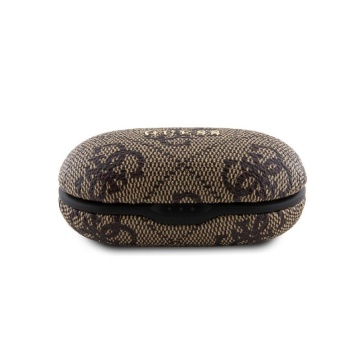 Casti True Wireless cu Statie de Andocare, ENC, Bluetooth 5.3, IPX5, 300mAhm - Guess (GUTWSP4EGW) - Maro - Img 5