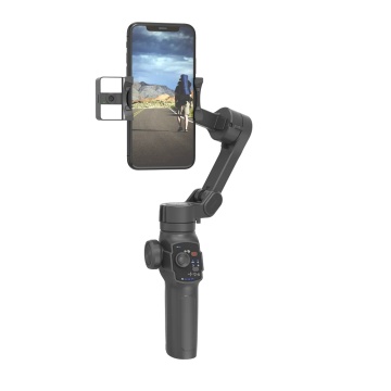 Gimbal pentru telefon cu zoom control, extensibil Techsuit L9 - Negru - Img 3