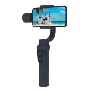 Gimbal telefon cu face tracking si telecomanda Techsuit S5B - Negru - Img 1