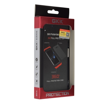 Husa 360 + Protector Ecran GKK - Xiaomi Redmi Note 12 Pro+ - Negru - Img 2