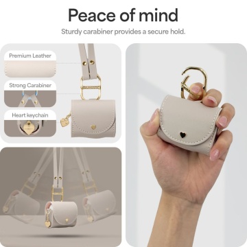 Husa AirPods 4 Spigen Cyrill Mini Bag - Bej - Img 7