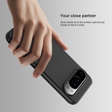 Husa Google Pixel 9 Pro XL Nillkin Super Frosted Shield Pro - Negru - Img 6