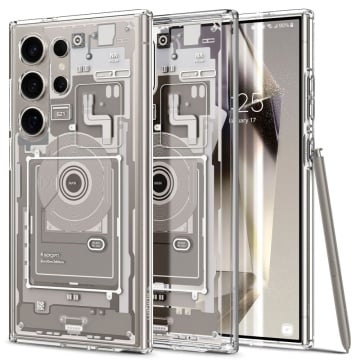 Husa Husa Samsung Galaxy S24 Ultra Spigen Ultra Hybrid Zero One - Natural Titanium - Img 1
