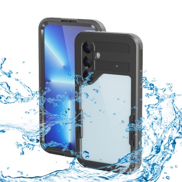 Husa impermeabila Samsung Galaxy S24 ShellBox Waterproof IP68 - Negru - Img 1
