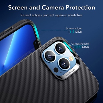 Husa iPhone 13 Pro ESR Air Shield Boost Kickstand - Negru - Img 6