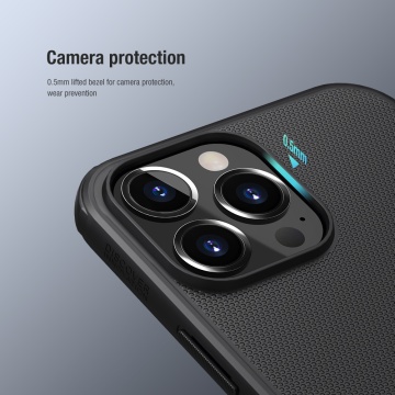 Husa iPhone 13 Pro Max Nillkin Super Frosted Shield Pro - Negru - Img 5