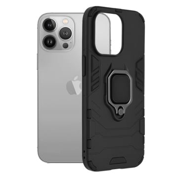 Husa Iphone 13 Pro Techsuit - Silicone Shield, Negru - Img 1