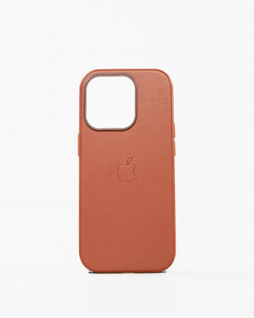 Husa Iphone 14 Pro din piele naturala Umber MagSafe - Img 1