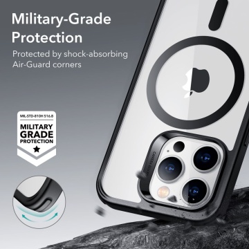 Husa Iphone 14 Pro, ESR - Classic Hybrid HaloLock, Negru - Img 4