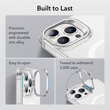 Husa Iphone 14 Pro MagSafe ESR - Classic Kickstand HaloLock ,Clear - Img 5
