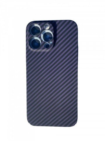 Husa Iphone 14 Pro Max Carbon Fibre Purple - Img 1