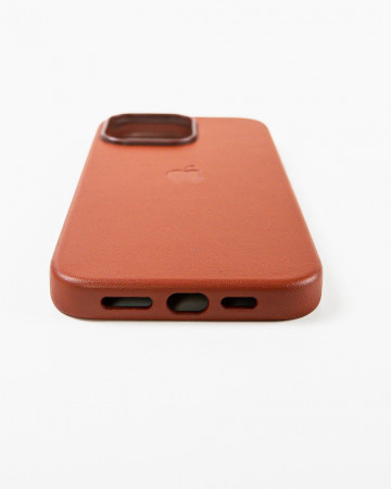 Husa Iphone 14 Pro Max din piele naturala Maro MagSafe - Img 3