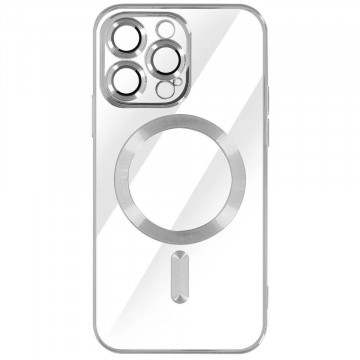 Husa Iphone 14 Pro Max MagSafe Silver - Img 3