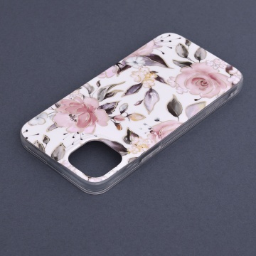 Husa Iphone 14 Pro Techsuit - Marble Series, Chloe White - Img 5
