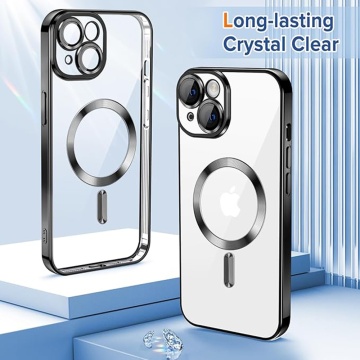 Husa Iphone 14 Techsuit - Luxury Crystal MagSafe, Negru - Img 2