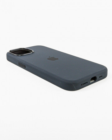 Husa Iphone 15 din silicon Neagra MagSafe - Img 4