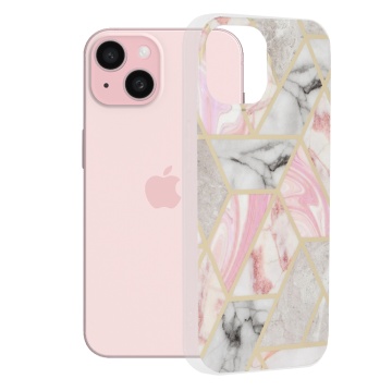 Husa Iphone 15, Pink Hex - Img 1