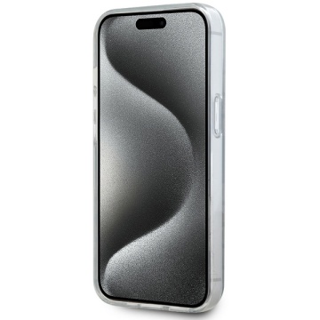 Husa iPhone 15 Plus - DKNY IML Mono & Stripe MagSafe (DKHMP15MHRHSEK) - Black - Img 3