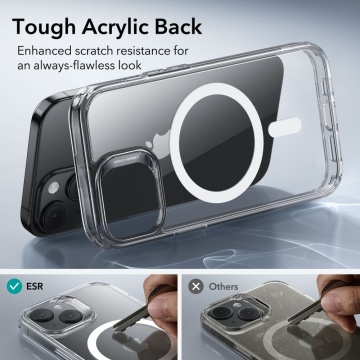 Husa iPhone 15 Plus ESR Classic Hybrid HaloLock - Transparent - Img 3