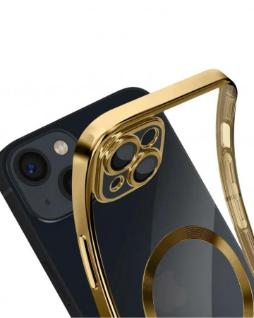 Husa Iphone 15 Plus MagSafe Gold - Img 4