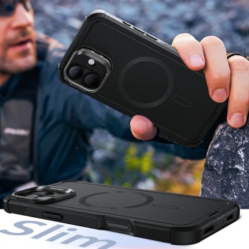 Husa iPhone 16 ESR Cyber Armor Kickstand - Negru - Img 6