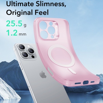 Husa iPhone 16 Pro Max ESR Zero HaloLock - Roz - Img 3