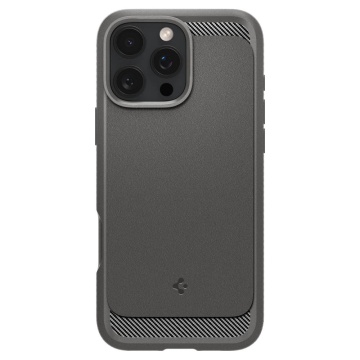 Husa iPhone 16 Pro Spigen Rugged Armor MagSafe - Gri - Img 4