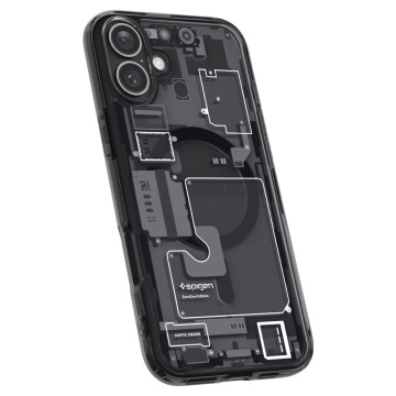 Husa iPhone 16 Spigen Ultra Hybrid Zero One MagSafe - Negru - Img 2