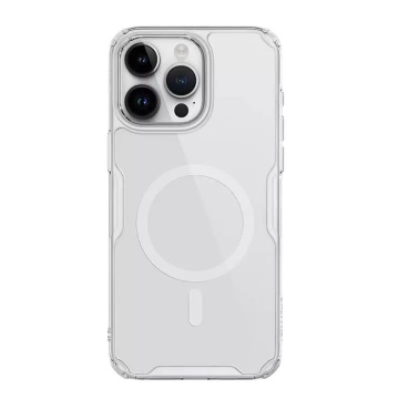 Husa MagSafe iPhone 15 Pro Max, Transparenta - Img 3
