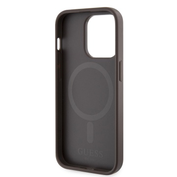Husa originala Guess iPhone 15 Pro Max Hardcase 4G Charms Collection, GUHCP15XGF4GGR- Gri - Img 6