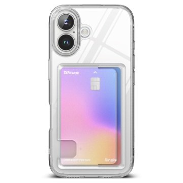 Husa pentru iPhone 16 Plus - Ringke Fusion Card - Clear - Img 3