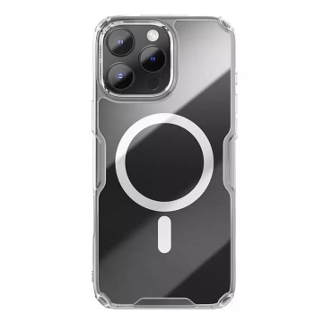 Husa pentru iPhone 16 Pro Max - Nillkin Nature TPU Pro Magnetic Case - Transparent - Img 1