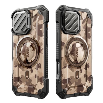 Husa pentru iPhone 16 Pro Max - Supcase Unicorn Beetle XT MagSafe - Splatter Camo - Img 3