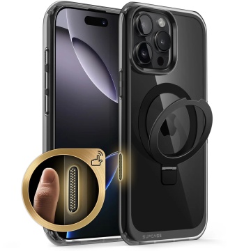 Husa pentru iPhone 16 Pro - Supcase Unicorn Beetle MagStand - Frost Black - Img 1