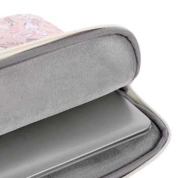 Husa pentru laptop 13-14 din piele CanvasArtisan, G4-89 - roz - Img 2