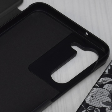 Husa Samsung Galaxy S23 Eco Leather View flip tip carte, Black - Img 3