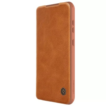 Husa Samsung Galaxy S23 FE Nillkin QIN Pro Leather, Brown - Img 1