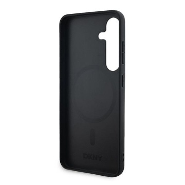 Husa Samsung Galaxy S24 Plus - DKNY Leather Checkered Mono Pattern MagSafe (DKHMS24MPCPVSLK ) - Black - Img 5