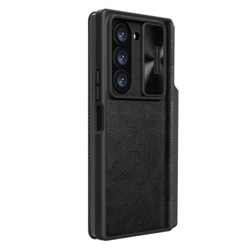 Husa Samsung Galaxy Z Fold6 Nillkin Qin Pro Leather - Negru - Img 2