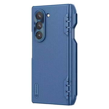 Husa Samsung Galaxy Z Fold6 Nillkin Super Frosted Shield Magnetic Pen - Albastru - Img 4
