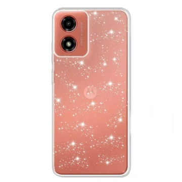 Husa sclipici Motorola Moto E14 Techsuit SparkleSkin - Transparent - Img 1