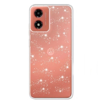 Husa sclipici Motorola Moto G04s Techsuit SparkleSkin - Transparent - Img 1