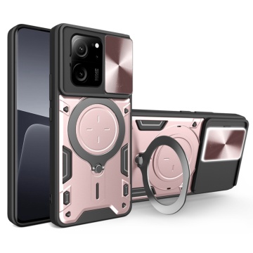 Husa Xiaomi 13T Techsuit CamGuard Pro - Roz Gold - Img 1