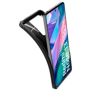 Husa Xiaomi Redmi Note 13 5G Spigen Rugged Armor - Negru - Img 7