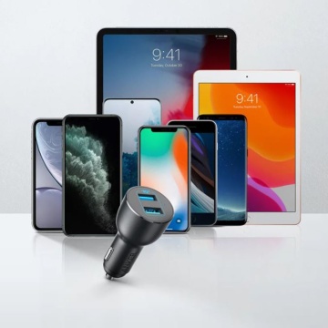 Incarcator masina dual USB Anker PowerDrive III, 36W, negru - Img 8