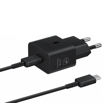 Incarcator Samsung Super Fast Charging 25W + cablu USB-C, EP-T2510XWEGEU, Negru - Img 2