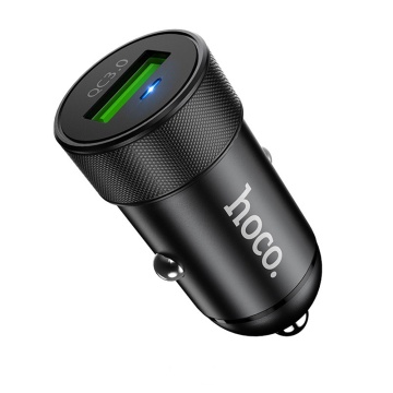 Incarcator telefon auto Hoco Z32, 18W, 3A, negru - Img 6