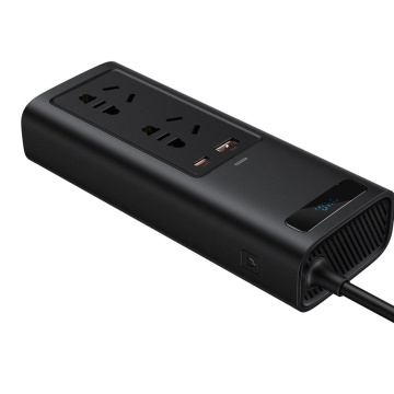 Invertor auto 12V 220V Baseus, 150W, CRNBQ-A01 - Negru - Img 5